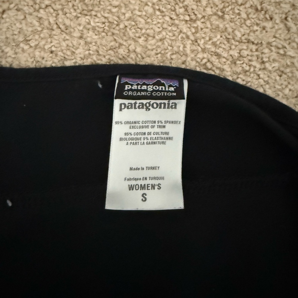 Patagonia Black V-Neck Sleeveless A-Line Dress - Picture 3 of 7